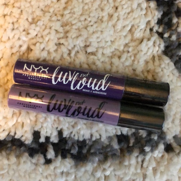 NYX Luv Out Loud Cream Lipstick Brave & Fearless Bundle Set - Picture 1 of 15